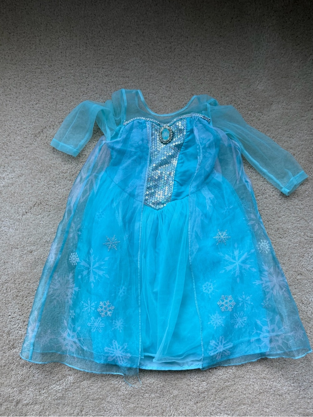 Disney H&M Kid’s Frozen Elsa Costume Princess Dress - Toddler 3T/4T - *EUC